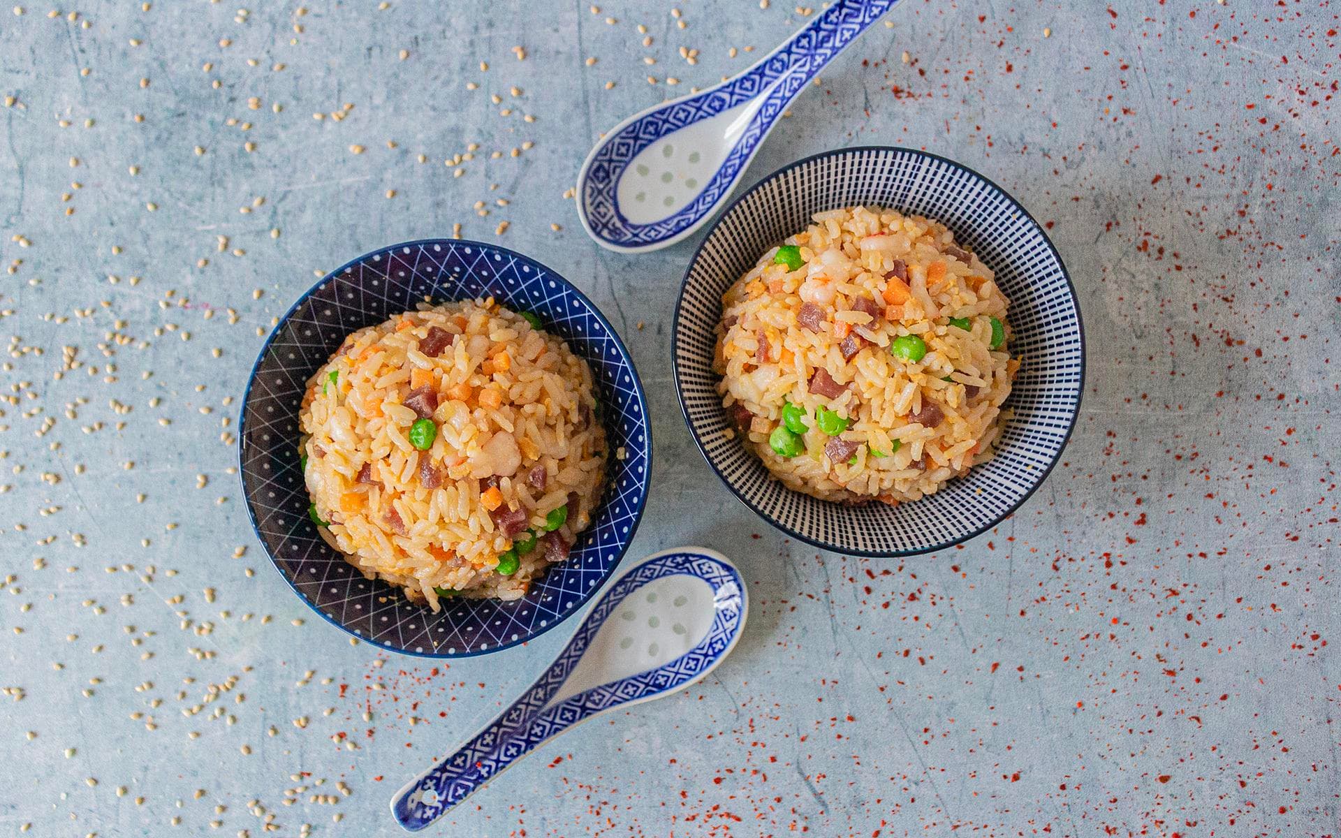 Guǎngshì chǎofàn - Riz  cantonais