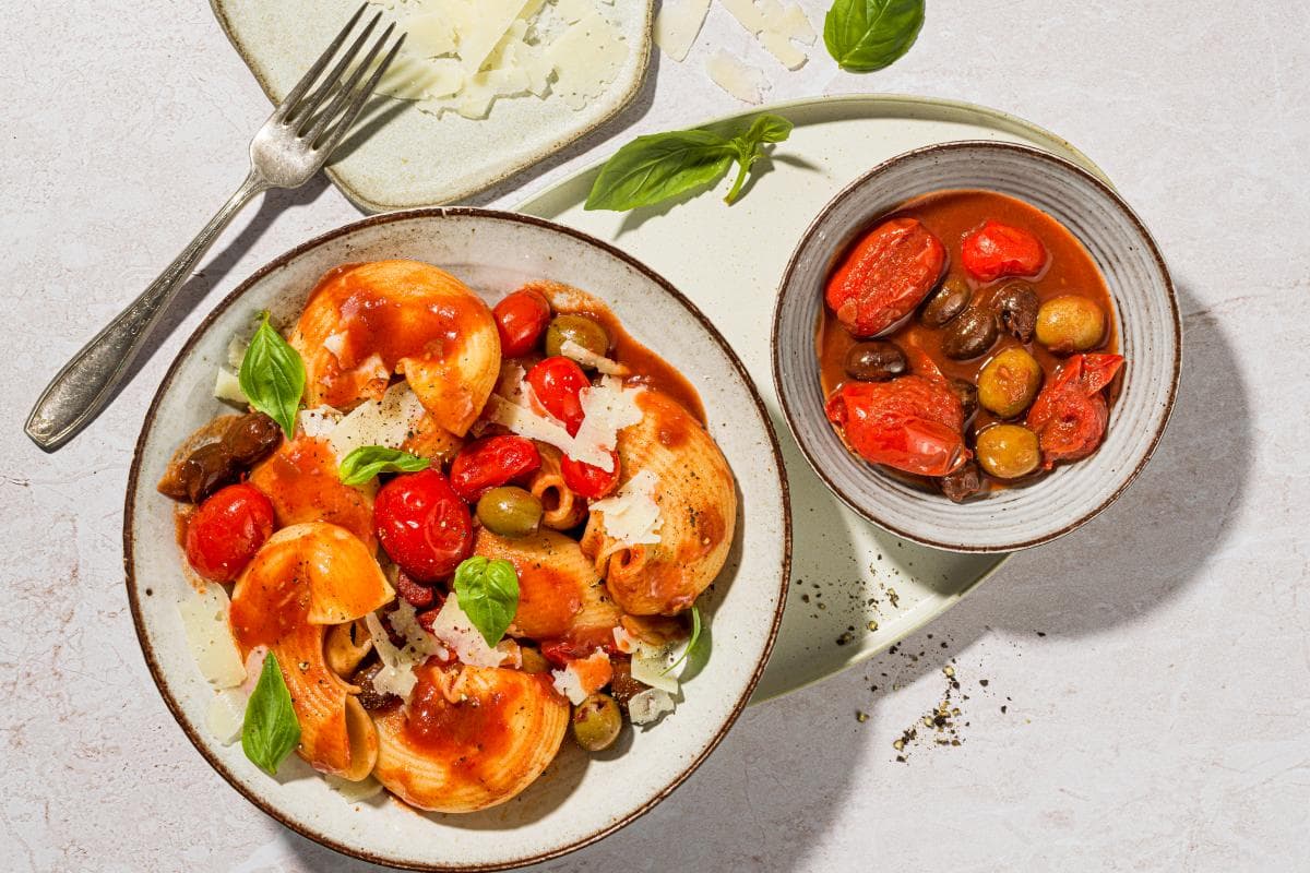 Pâtes à la sauce marinara