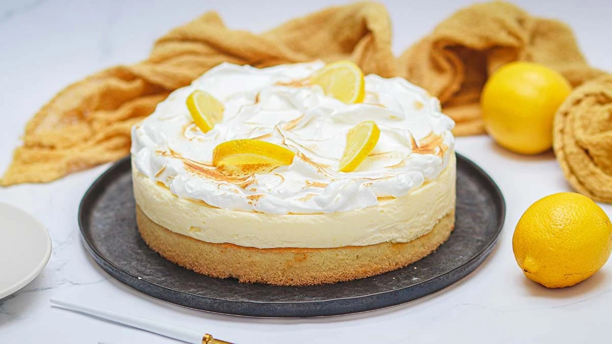 Gâteau nuage au citron meringué - Une recette légère et gourmande !
